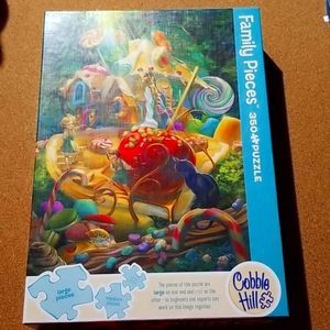Cobblehill Candy Cottage Family Puzzle 350 pc